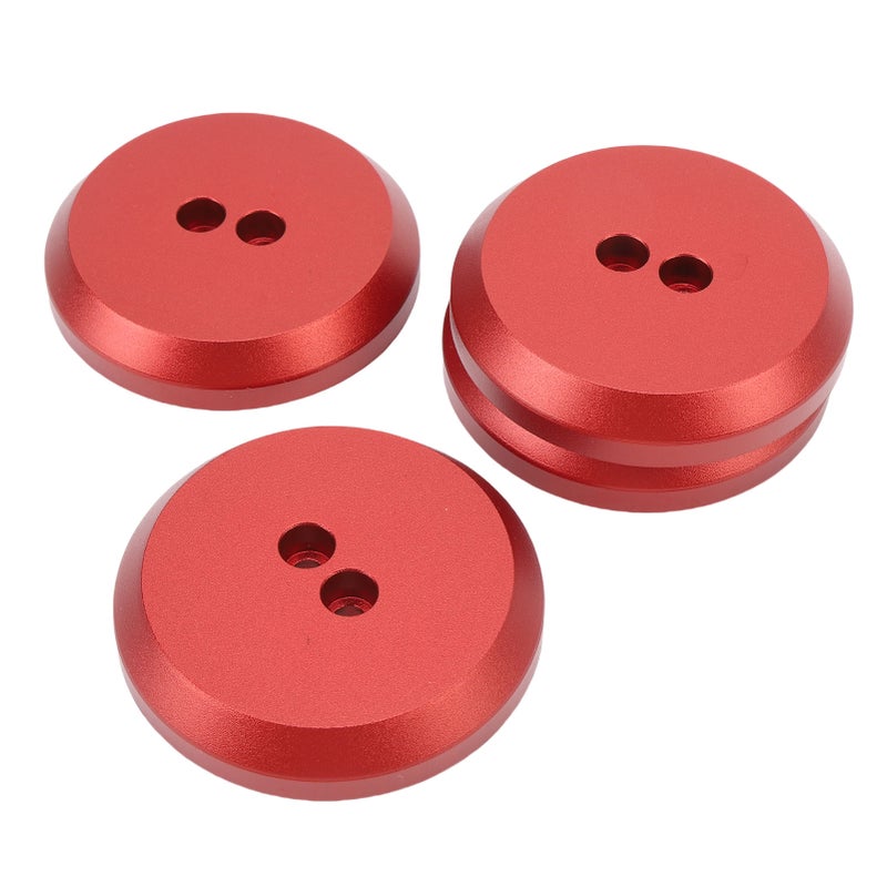 Lifting Puck Jack Pad Adapter Aluminium Alloy Replacement for Boxster Cayman 944 964 993 996 997 911 1997-2021 Red - Image 5