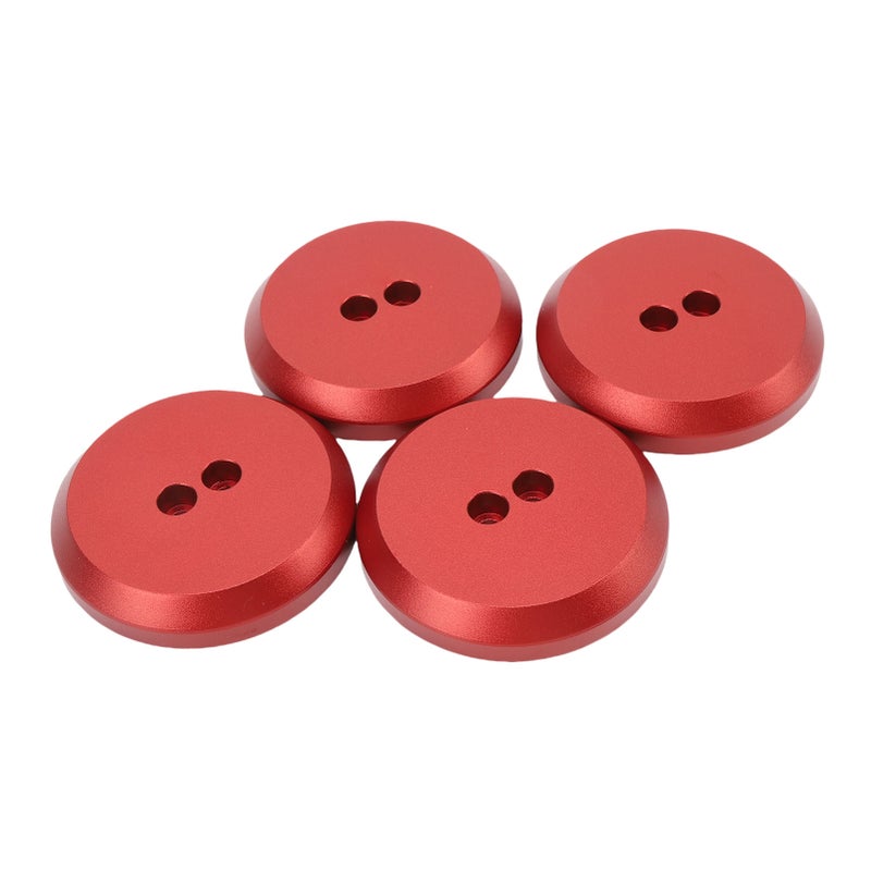 Lifting Puck Jack Pad Adapter Aluminium Alloy Replacement for Boxster Cayman 944 964 993 996 997 911 1997-2021 Red - Image 3