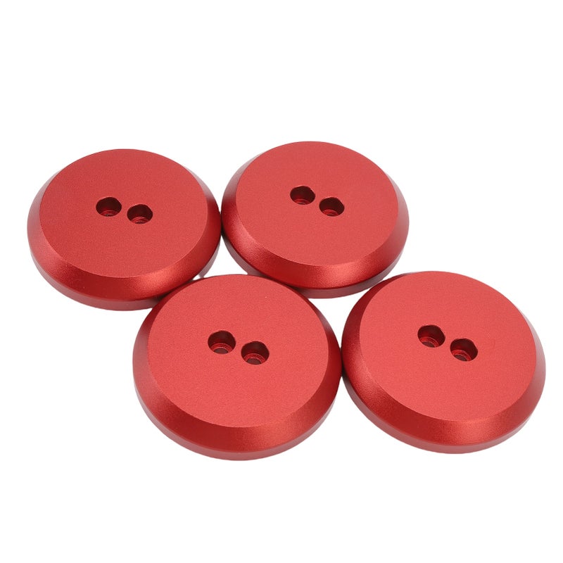 Lifting Puck Jack Pad Adapter Aluminium Alloy Replacement for Boxster Cayman 944 964 993 996 997 911 1997-2021 Red - Image 2