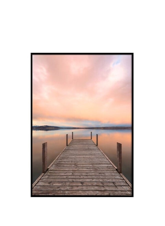atmosphera Bianca Printed Rectangular Canvas Frame 50 x 70 cm 166938DIS 