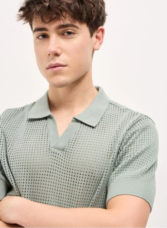 THE BEAR HOUSE  Men's Polo Shirt for Casual & Semi-Formal Wear | Classic Collar Neck T-Shirt | Comfortable, Stylish & Versatile for Office, Travel, Outings & Everyday Use for Men | Best Price UAE