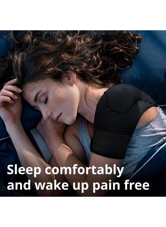 دعامة كتف للجنسين لتمزق الكفة المدورة - توفر الدعم وتخفيف الألم (مقاس عالمي) - Image 3