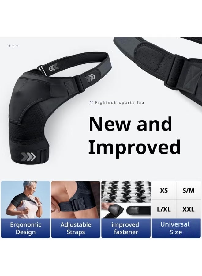 دعامة كتف للجنسين لتمزق الكفة المدورة - توفر الدعم وتخفيف الألم (مقاس عالمي) - Image 4