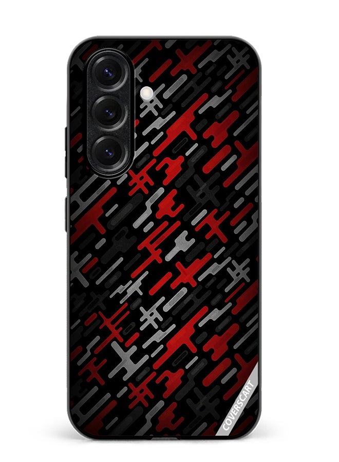 Protective Case Cover For Samsung Galaxy S25 Abstract Design Multicolour