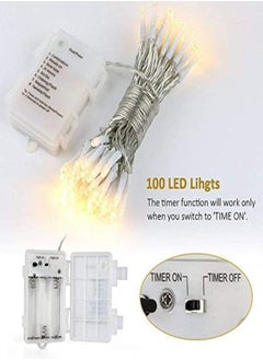 Go4Shop 36ft 100 LED Battery Operated LED Lights with Automatic Timer  - Image 4