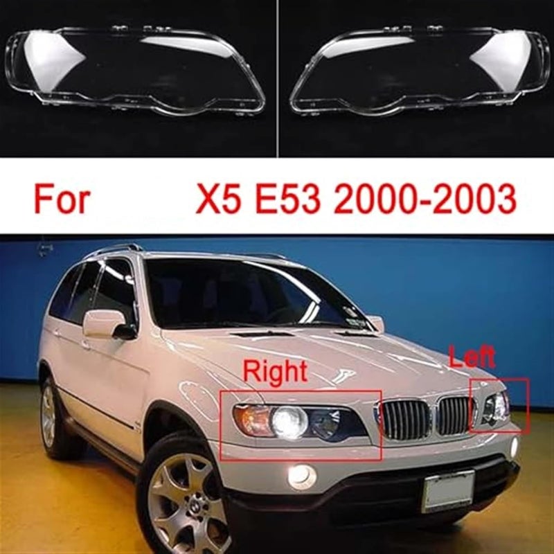 Vuzmode Headlight Cover Lens for X5 E53 (2000-2003) - Image 3