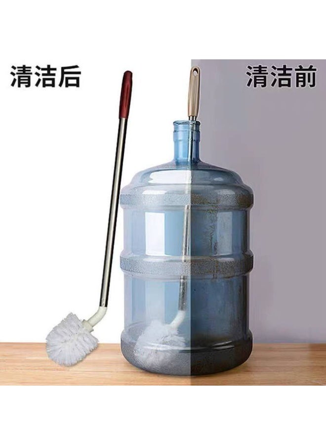 A brush specially designed for water bottles with a stainless steel handle. - Image 4