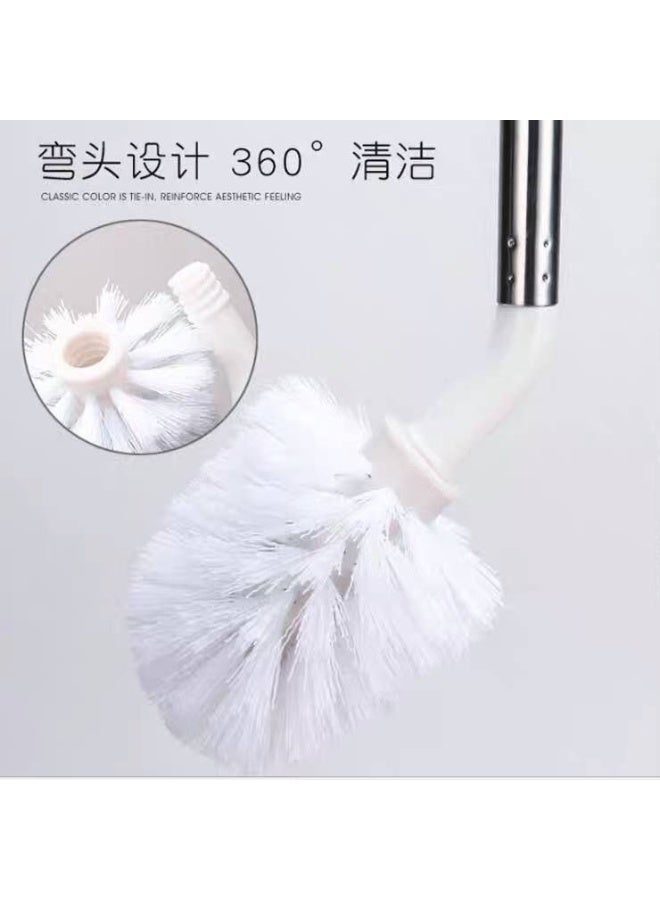 A brush specially designed for water bottles with a stainless steel handle. - Image 2