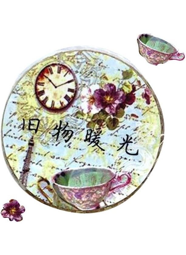 Kağıt Gemi Dükkan Paper Ship Shop Stamp Tea Time Individually with Stickers - Washi Tape - Sticker - Bullet Journal - Notebook Decoration  - Image 4