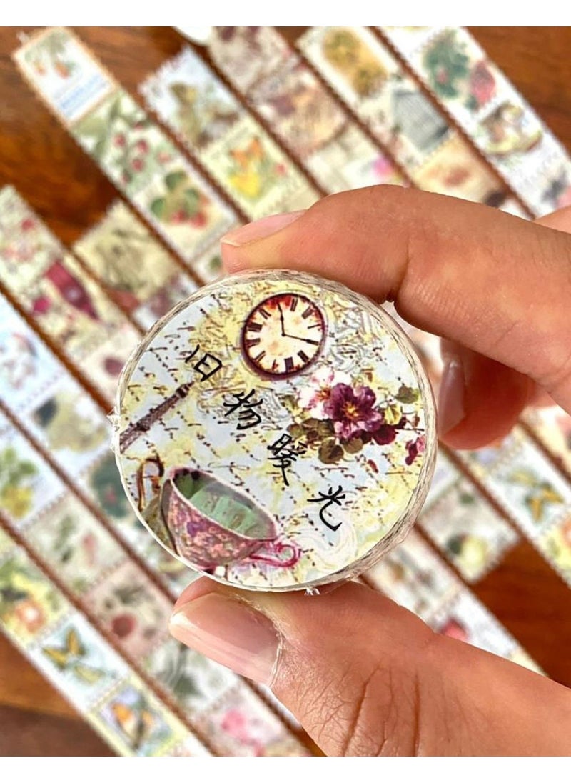 Kağıt Gemi Dükkan Paper Ship Shop Stamp Tea Time Individually with Stickers - Washi Tape - Sticker - Bullet Journal - Notebook Decoration  - Image 3
