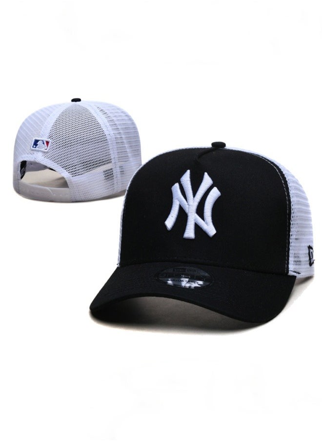 NEW ERA - New Era MLB Sunshade Hat, Mesh Hat, Outdoor Men's and Women's Sports Essential Duck billed Hat, Black - Image 1