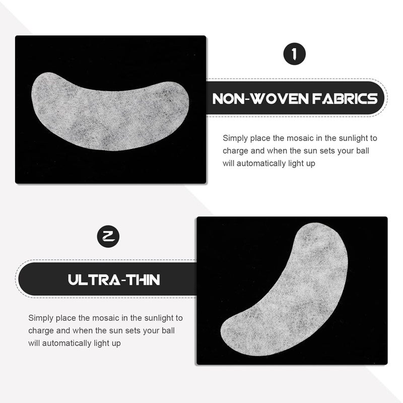 Healifty 1000pcs Eye Patches Beauty Eye Non Woven Farbic Eye Care Patches Eye Skin Cotton Pads for Makeup Removal Eliminate Dark Circles - Image 3