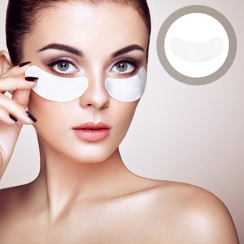 Healifty 1000pcs Eye Patches Beauty Eye Non Woven Farbic Eye Care Patches Eye Skin Cotton Pads for Makeup Removal Eliminate Dark Circles - Image 2