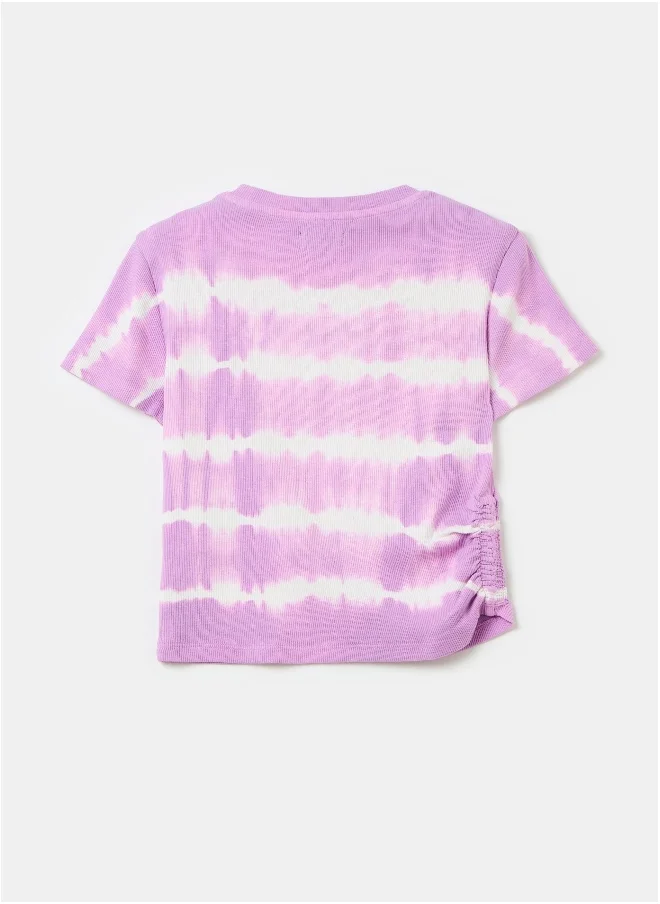 او في اس Ovs T-Shirt Rib  Light Violet