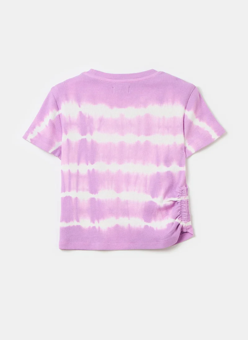 او في اس Ovs T-Shirt Rib  Light Violet