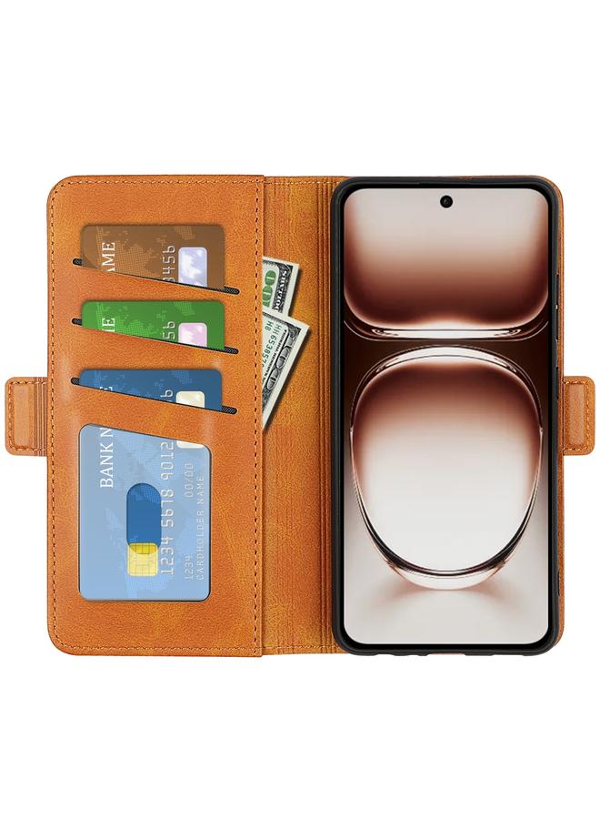 S-TOP Case For OPPO Reno12 5G Global Dual-side Magnetic Buckle Horizontal Flip Leather Phone Case - Image 4