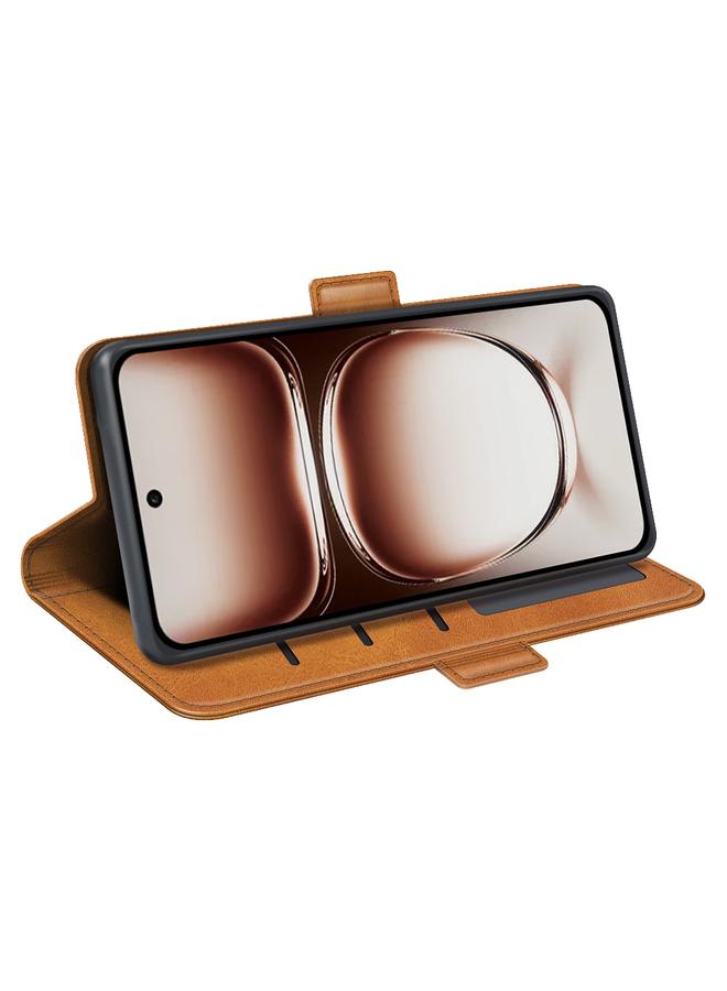 S-TOP Case For OPPO Reno12 5G Global Dual-side Magnetic Buckle Horizontal Flip Leather Phone Case - Image 5