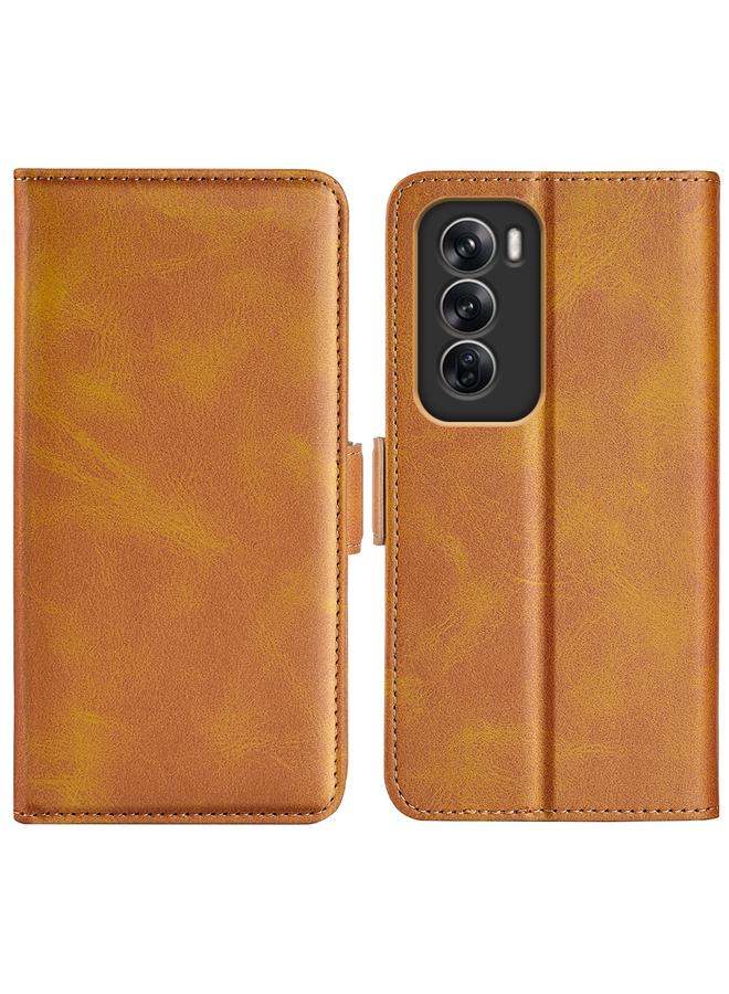 S-TOP Case For OPPO Reno12 5G Global Dual-side Magnetic Buckle Horizontal Flip Leather Phone Case - Image 1