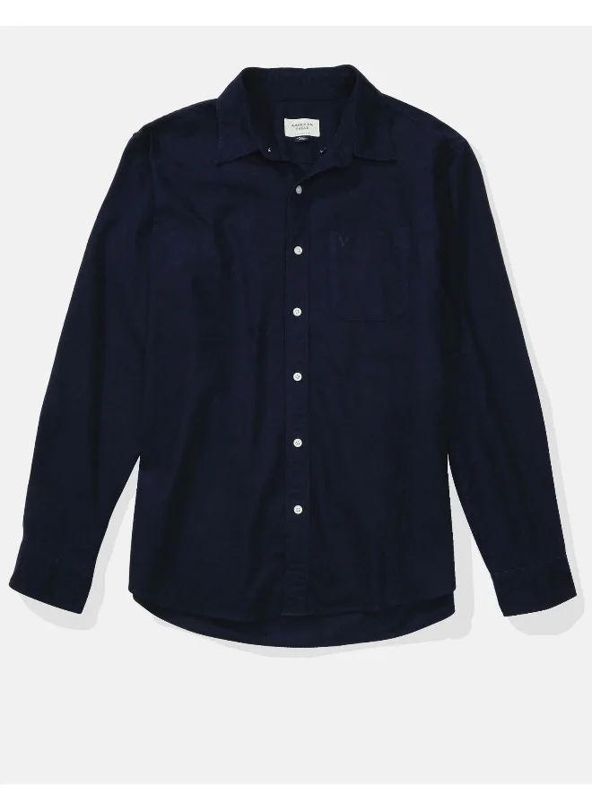 American Eagle Pocket Detail Button Down Shirt