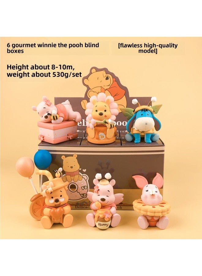 Disney Hand-made Blind Box Snow White Mermaid Blind Box Pooh Bear Doll Trendy Play Hand-made Ornaments-Color:6 Types Of Good Friends Spongebob Squarepants (the Whole Set Is Not Sold Separately, Single Price)  - Image 4
