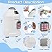 GLUTIA Piggy Bank for KidsElectronic ATM Piggy Bank with Password Face ID Simulation for Boys GirlsPink - Image 4