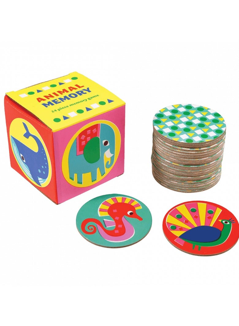 Rex London Animal Memory Game – 24-Piece Wild Wonders Matching Card Game for Kids | Educational Concentration Game | Fun Animal-Themed Brain Training for Ages 3+ - Image 3