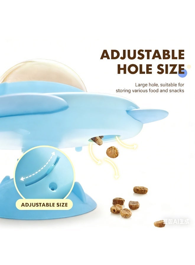 EPET Interactive Dog Treat Dispenser Toy for Mental Stimulation & Boredom Relief (Cyan-Blue) - Image 4