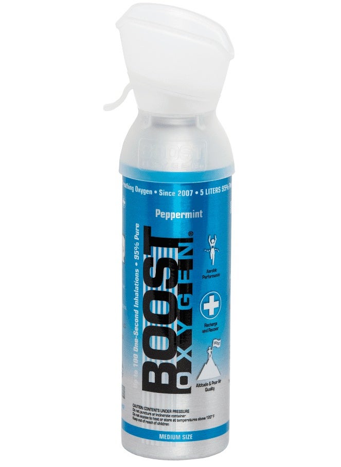 BOOST OXYGEN Peppermint 5l Pure And Natural Perfect For Hiking Enhanced Recovery 