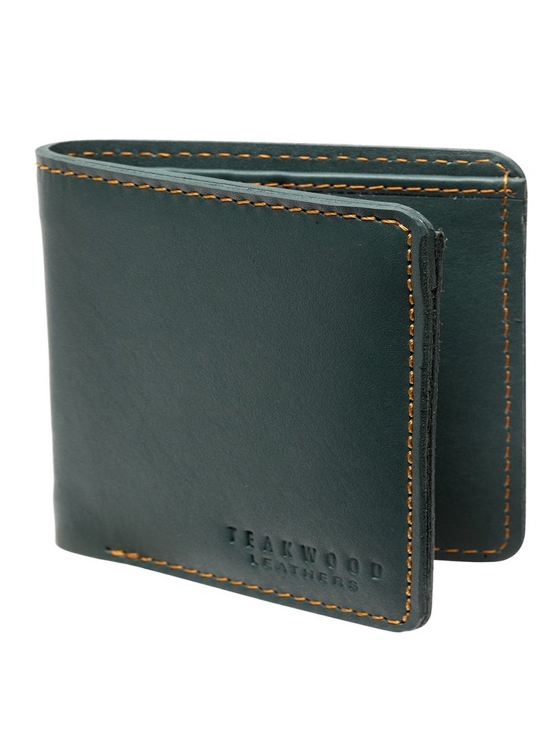 TEAKWOOD - Genuine  Leather RFID Two Fold Long Wallet for Men - Image 1