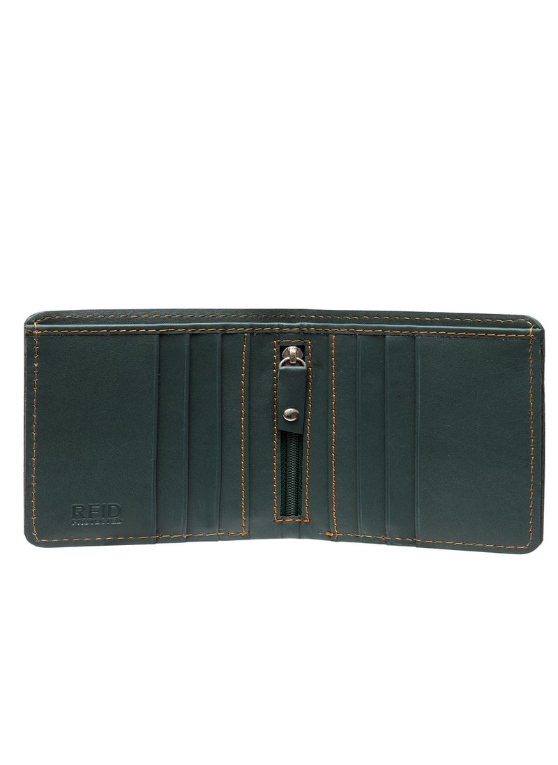 TEAKWOOD - Genuine  Leather RFID Two Fold Long Wallet for Men - Image 1