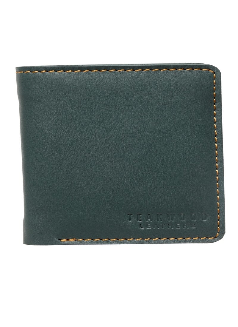 TEAKWOOD - Genuine  Leather RFID Two Fold Long Wallet for Men - Image 1