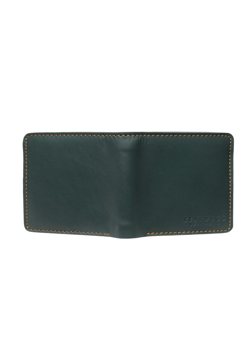 TEAKWOOD - Genuine  Leather RFID Two Fold Long Wallet for Men - Image 1