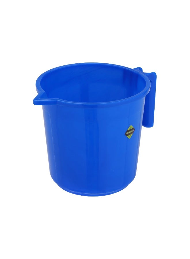 Royalford Transparent Royal Mug, 1L Mug with Handle, RF10700 Premium Plasticware Sturdy, Long Lasting Design Multifunctional Red/Blue - Image 1