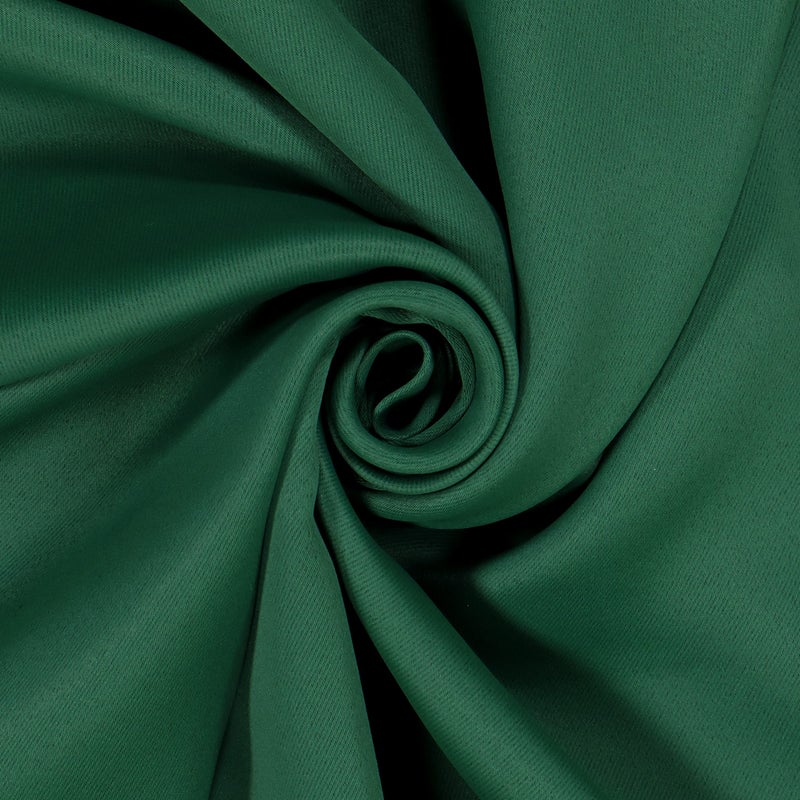 ECLIPSE Darrell Thermaweave Blackout Window Curtain Panel, 37" x 84", Emerald - Image 5