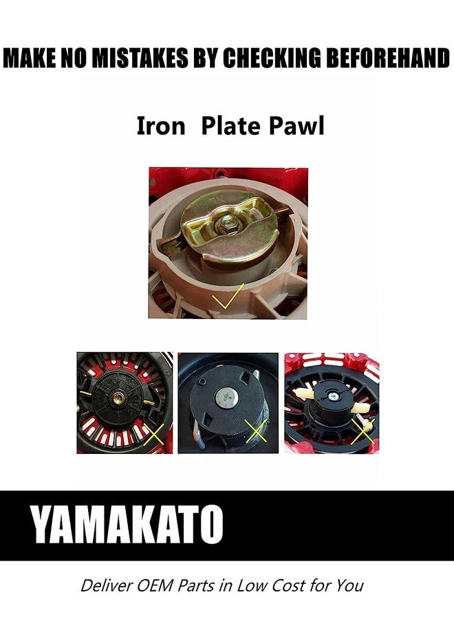 YAMAKATO مجموعة بدء التشغيل بالسحب الارتدادي YAMAKATO 212 196 224 208 cc مع كوب بكرة لمحركات Predator Champion Coleman Honda Westinghouse Firman Ryobi Simpson 5.5 6.5 حصان الصغيرة وما إلى ذلك. - Image 2