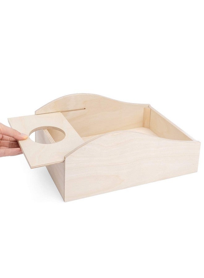 Niteangel Hamster Sand Bath Dust Free Box - Wooden Critter's Shower & Digging Sand Bathtub for Small Animals Like Hamsters Mice Lemming or Gerbils (Medium-11.8-inch L x 7.8-inch W) - Image 5
