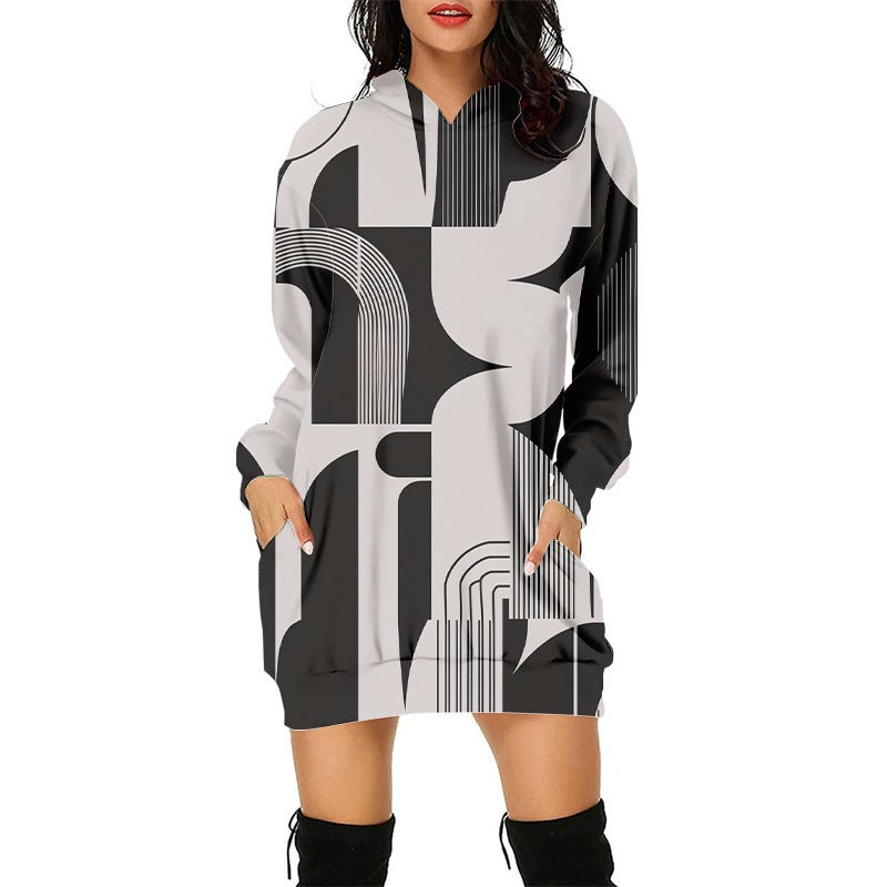 Spring New Export Custom Fashion Printed Women'S Hoodie Loose And Comfortable Casual Long-Sleeved Hoodie For Women - Image 3