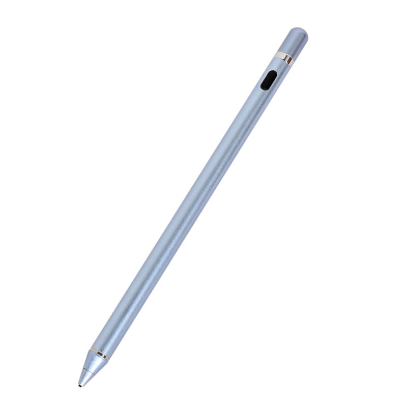 Stylus Pen: Blue Elastic Fine Tip, Sensitive & Precise - Auto Shutdown USB Charging, Wide Compatibility for iOS Android Windows Touchscreen Devices - Image 1
