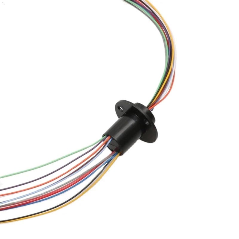 قطر 12 مم، 12 قناة، 2 أمبير، حلقة انزلاقية، وصلة توصيل دوارة صغيرة موصلة للكهرباء - Image 2