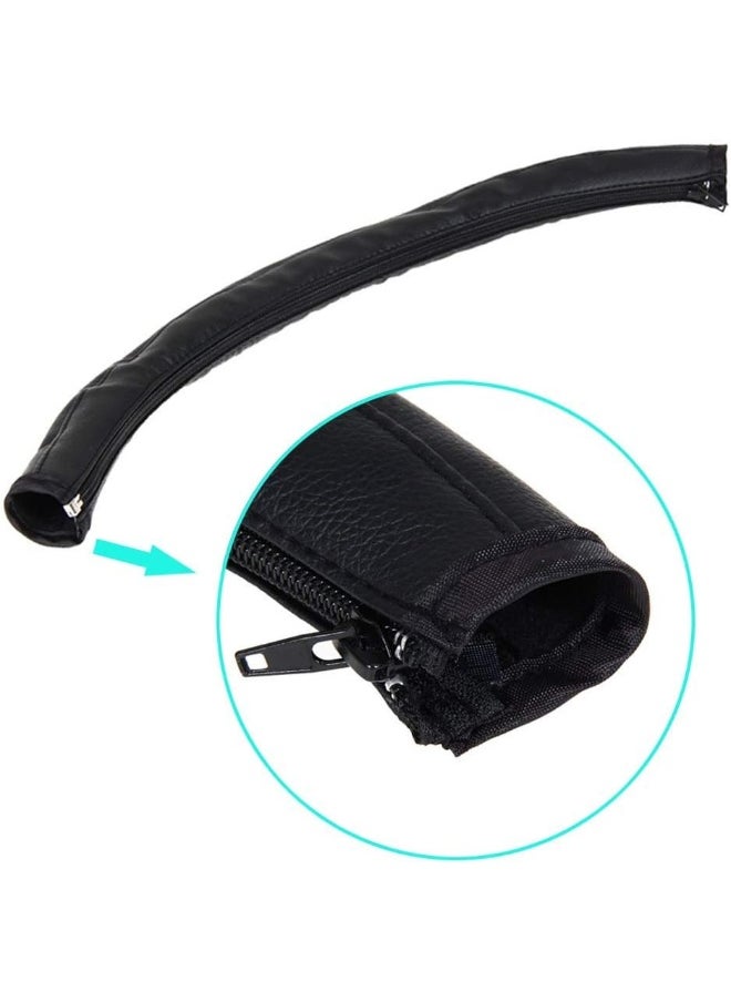 ROMIRUS Handle Sleeve Cover for Babyzen YOYO/YOYO+ Strollers, Artificial Leather Black  - Image 3