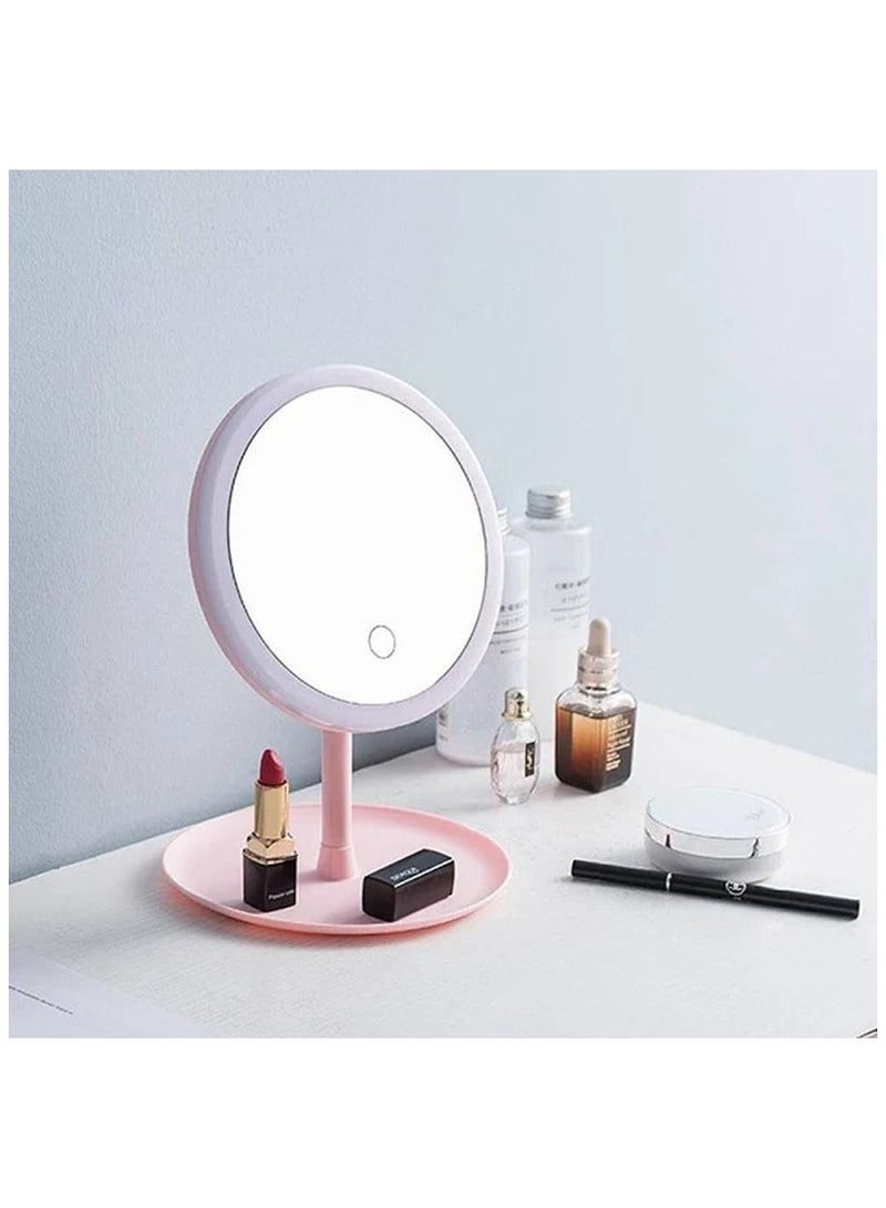 PROMASS Women Tabletop Makeup Mirror With Led Light - Image 2