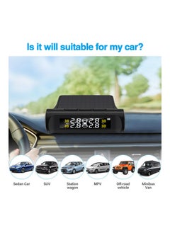 NIBEMINENT Car Tire Pressure Monitoring System With 4 External Sensors  - Image 5