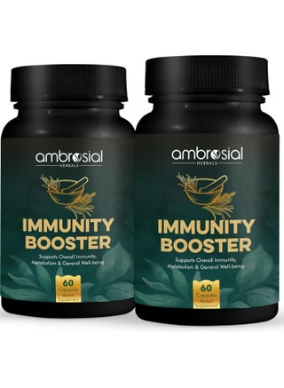 Herbal Immunity Booster With Blend of 6 Natural Herbs- Amla, Ashwagandha, Giloy, Turmeric, Black Pepper And Licorice Pack of 2-120 Capsules - pzsku/ZC371F18C69B0F5487C80Z/45/_/1704718786/8cea7ede-6a39-488b-9847-f3a10312698b