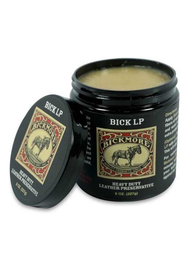 Bickmore Leather Conditioner, Scratch Repair Bick LP 8oz - Heavy Duty LP Leather Preservative | Leather Protector, Softener and Restorer Balm for Dry, Cracked, and Scratched Leather | Made in USA - Image 3
