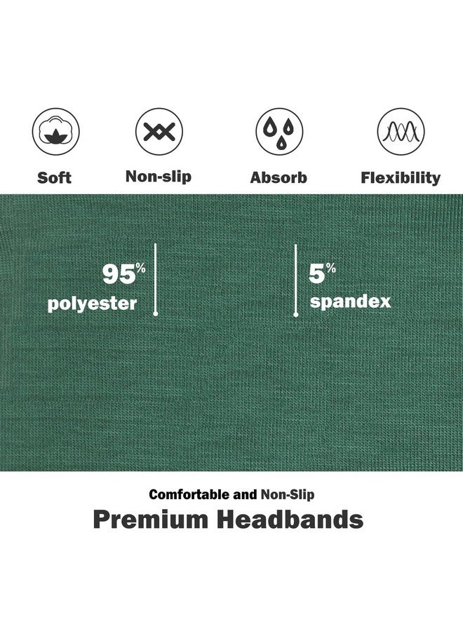 IVARYSS Headbands For Women Nonslip Premium Stretchy Head Bands Hair Accessorieswear For Yoga Fashion Working Out Travel Or Running 6 Pack Cute Multi - Image 3