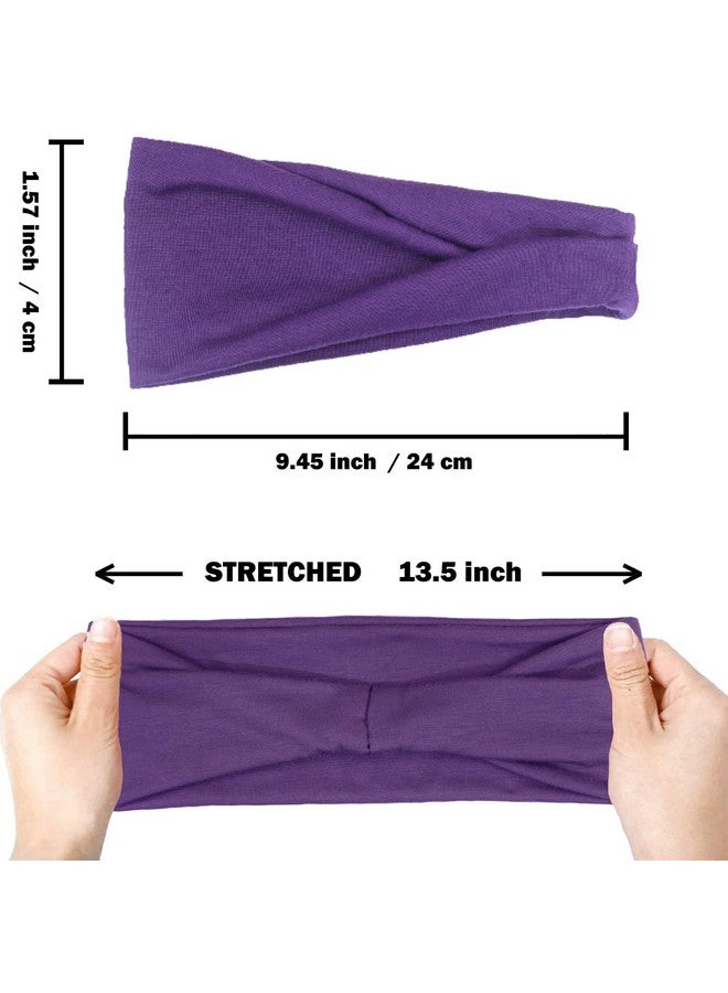 IVARYSS Headbands For Women Nonslip Premium Stretchy Head Bands Hair Accessorieswear For Yoga Fashion Working Out Travel Or Running 6 Pack Cute Multi - Image 4