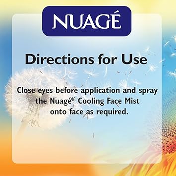 Nuage Hayfever Cooling Refreshing Face Mist Spray Revives Dry Eyes Skin Suitable for Daily Use 15ml - Image 4