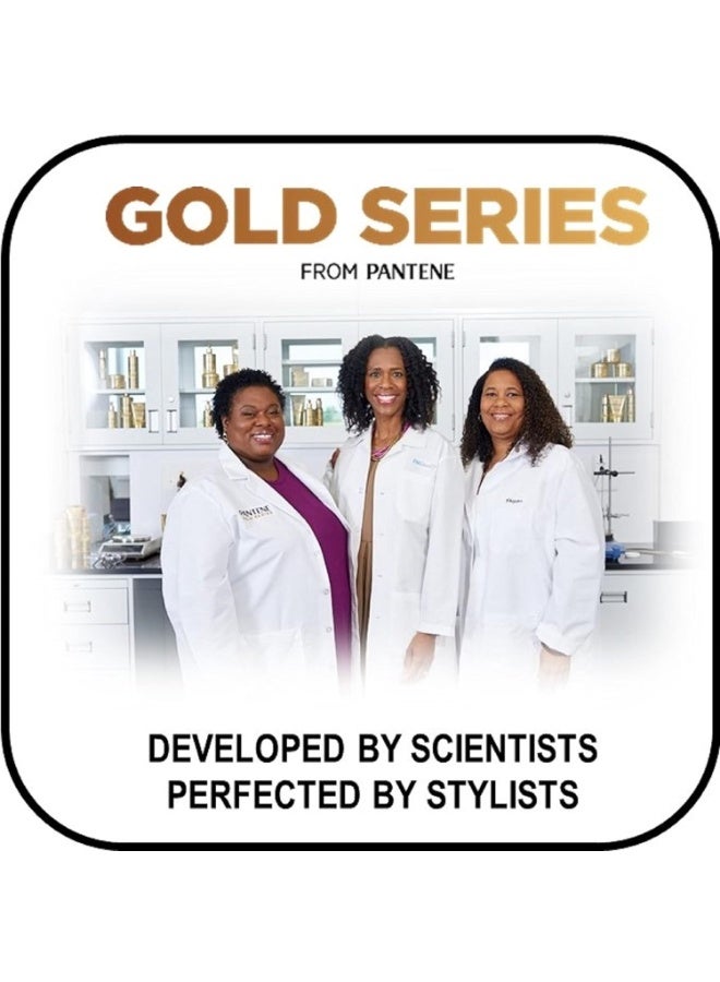 Pantene Gold Series from Sulfate Free Deep Hydrating with Argan Oil for Curly Coily Hair, Co-Wash, 15.2 Fl Oz (Packaging May Vary) - Image 3