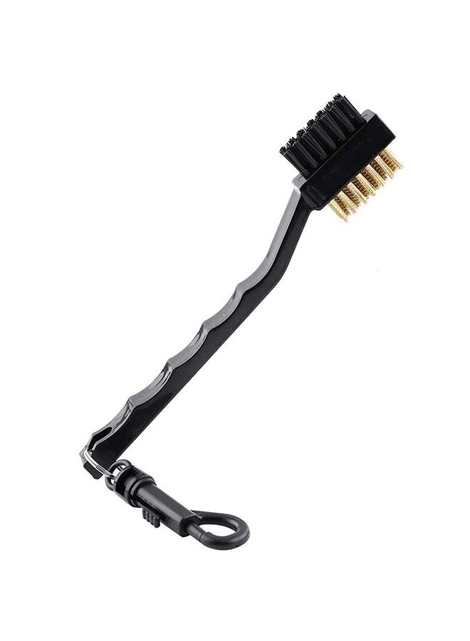 فرشاة تنظيف الغولف المزدوجة ملحق الغولف النهائي يبقي نواديك نظيفة وحادة - Image 1