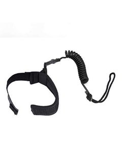 Dilwe Surfboard Leash, Soft Elastic Surfing Coiled Leash Coiled Spring Leg Foot Rope For Surfboard Body Board 5Ft (Black)  - Image 3